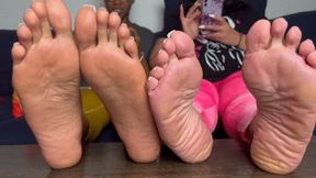 "!00ktoes x Sarah Coffee table sole tease"