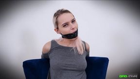 Chloe Toy - PVC Tape Gagged H264 MP4 HD