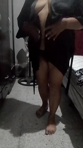 Spectacular moment from &quot;Hot 70 year old milf getting dressed makes her want to touch her hot pussy&quot;