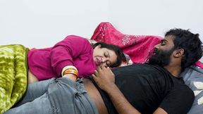 Desi Mallu Wife Fucking Hard with Her Handsome Sexy Deborji