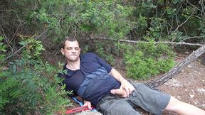 fuck fuck car...in the wood !!!  with aixmen & gabriela flores !!! (la cubana) strip-tease, handjob, blowjob !!! with final cum on her pussy ! incredible free vid !