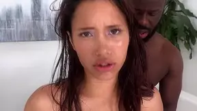 Hot latina Lia Ponce assfucked by 2 BBC NT032