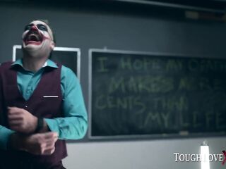 TOUGHLOVEX Violet Starr lets JokerX stuff her vagina
