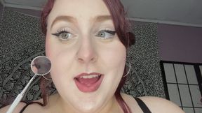 Mouth tour with mouth mirror