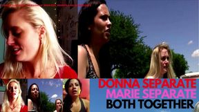 DONNA AND MARIE AND THE 4 SSSS CELEBRATION OF SNEEZE, SNORT, SPITTING AND SNOT! SEPARATE AND TOGETHER! MP4 VERSION