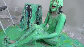 Marsha's First Time Ever Getting Pied and Slimed 4K UHD