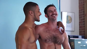 Dominic Santos and Jimmy Fanz get naked and fuck