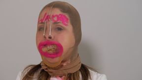 SELF FACE ENCASED BONDAGE