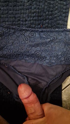 Masturbating with mother-in-law's panties
