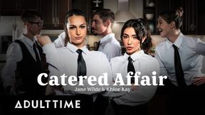 Hot Caterers Jane Wilde &amp; Khloe Kay Get Caught Hooking Up On The Job!