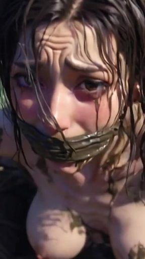 Trash Bondage Humiliation - Desperate Woman Craving Creampie