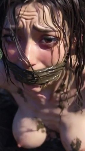 Trash Bondage Humiliation - Desperate Woman Craving Creampie
