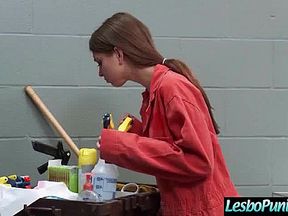 Hot Lez Girl Get Punished With Toys By Mean Lesbo