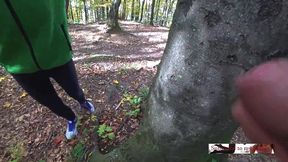 horny stranger touch my dick on public. dick flash