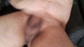 I play my dick on the couch