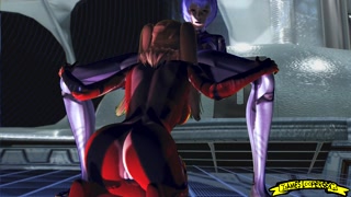 Rei Ayanami and Asuka Langley 3D SFM HENTAI