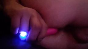 Spun fun with Dildo