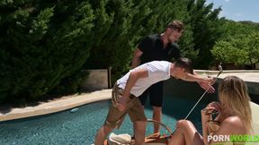 Venera Maxima Gets DP By The Pool