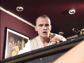 2 Astonishing Excited Breasty MILFs Drilled in the Booty and Cummed in the Throat by a Monster Weenie