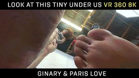 Ginary & Paris Love - Look at this tiny under us - VR 360 8k