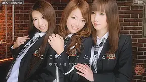 Sayaka Fukuyama Yuzu Shiina Ageha Kinoshita CRB 48 - Caribbeancom