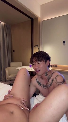 Spectacular moment from "Watch this hot Asian Guy slowly licking pussy and fucking with passion"