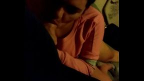 TsMia giving me a smoking blowjob
