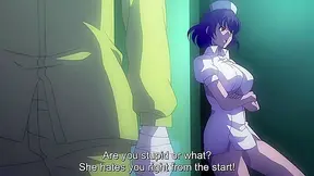 Busty Nurse Extracts Semen Using Her Feet in Hentai Clinic Fantasy