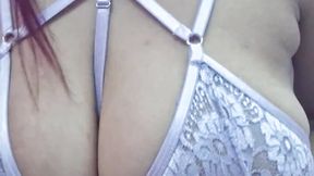 my boobs very close to your face