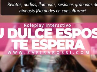 ROLEPLAY INTERACTIVO "TU DULCE ESPOSA TE ESPERA" [ASMR] SOLO AUDIO - ARGENTINA CALIENTE