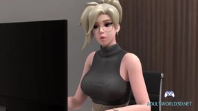 Mercy XXX Secretary (4K Gameplay)
