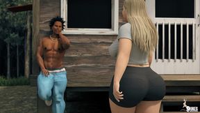 thick pawg camp counselor fucks a street thug in the cabin