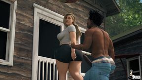 thick pawg camp counselor fucks a street thug in the cabin