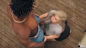 thick pawg camp counselor fucks a street thug in the cabin