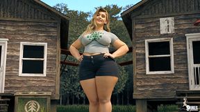 thick pawg camp counselor fucks a street thug in the cabin