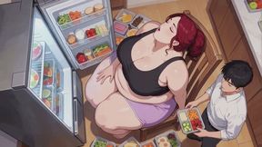 BBW SSBBW Stories #24B: My Crimson Updo and Endless Appetite (Animated)