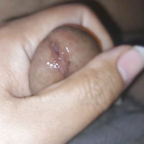 Slowly and gently at first, then fucked hard and filled my hand with him cummmm