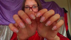 Worship Natural Long Scratchy Nails (mkv)