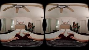 FORBVR - Your Stepmom Finds A Nude Picture Of Her In Your Phone And She'_s Turned On!