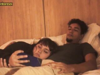 My stepsister lies on my lap and I put it in her mouth on purpose I ALISONGONZALEZ X FANTASIAHARDCORESEX