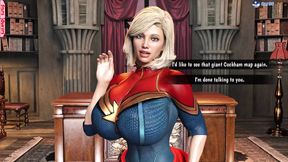 Hot Girl with Big Tits Rough Fuck with Alien Monster Cockham Superheroes 23