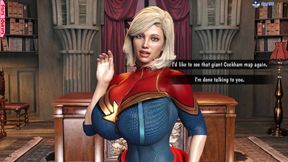 Hot Girl with Big Tits Rough Fuck with Alien Monster Cockham Superheroes 23