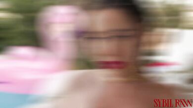 Pregnant Sybil Gushes Wild Big Boobs Dildo Squirt Orgasm