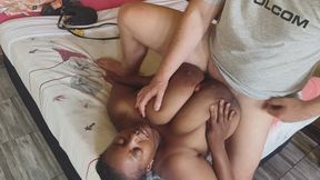 Massive african milkers Denise 50M cup Tittyfuck cumshot pov 4k