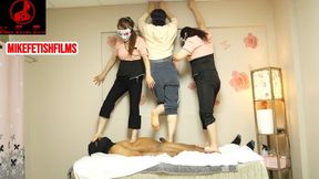 MASSAGE PARLOUR TRIPLE COCK N BALLS TRAMPLE 2
