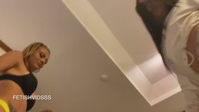 Chloe and Ashley POV Ballbusting
