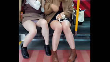 Japanese Cuties Upskirting For You On Train