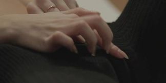 Young babe Anj with slim figure and big boobs