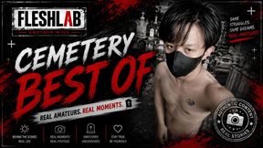 CEMETERY BEST OF: Pinoy Twink Jerks Off Naked on Cemetery Roof in Broad Daylight