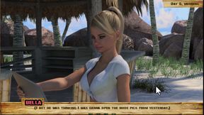 Lewd Island #5 - she really loves sucking cock as if she is a pro